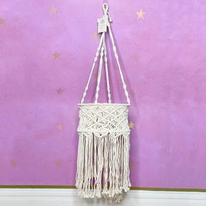 Macrame Lamp Hanging Pendant Light Cover Modern Boho Home Farmhouse Decor